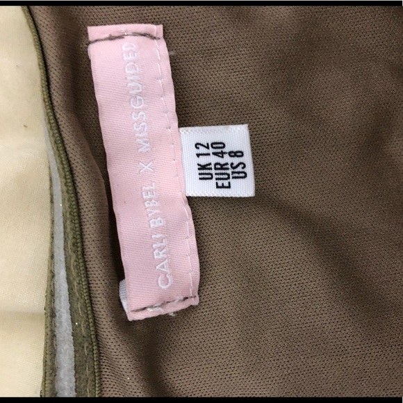 missguided x carli bybel mini sparkly dress - Picture 2 of 4